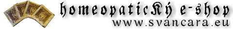 Nyní máte monost nakupovat nae homeopatika v mém elektronickém obchodì
